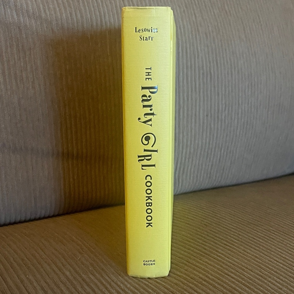Yellow Party Girl Cookbook